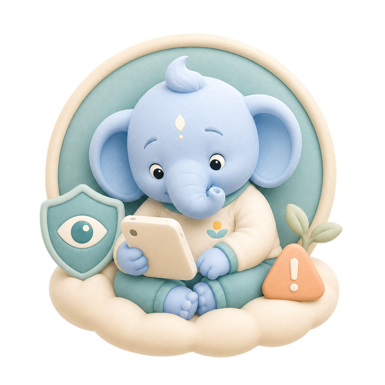 Content visibility elephant illustration
